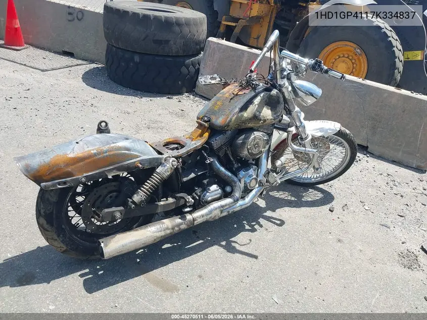 2007 Harley-Davidson Fxdwg VIN: 1HD1GP4117K334837 Lot: 45270511