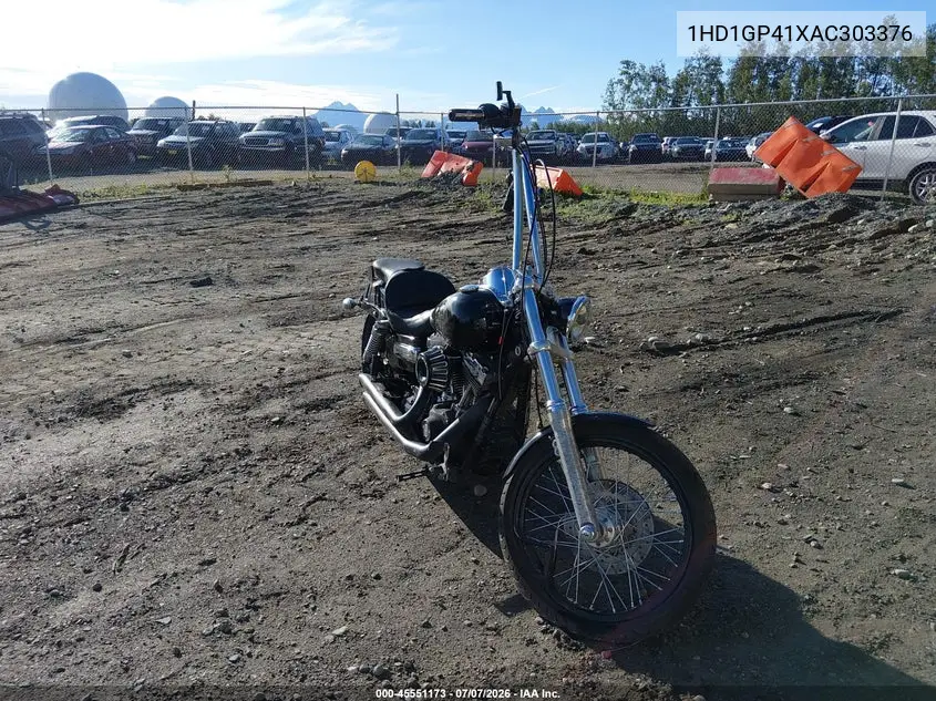 2010 Harley-Davidson Fxdwg VIN: 1HD1GP41XAC303376 Lot: 45551173