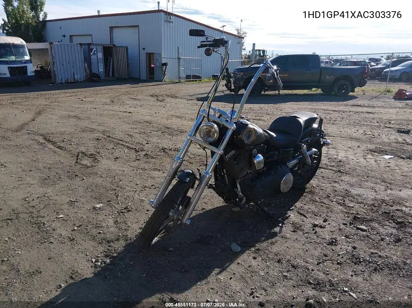 2010 Harley-Davidson Fxdwg VIN: 1HD1GP41XAC303376 Lot: 45551173