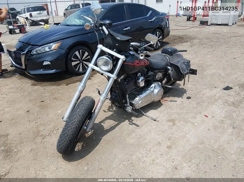 2011 Harley-Davidson Fxdwg VIN: 1HD1GP411BC314235 Lot: 45144940