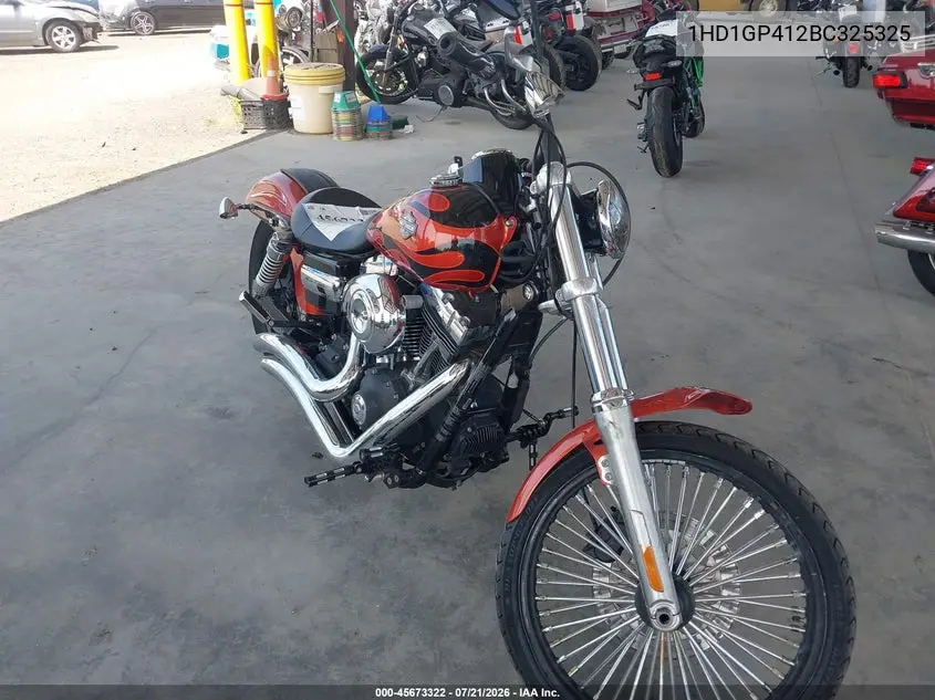 2011 Harley-Davidson Fxdwg VIN: 1HD1GP412BC325325 Lot: 45673322