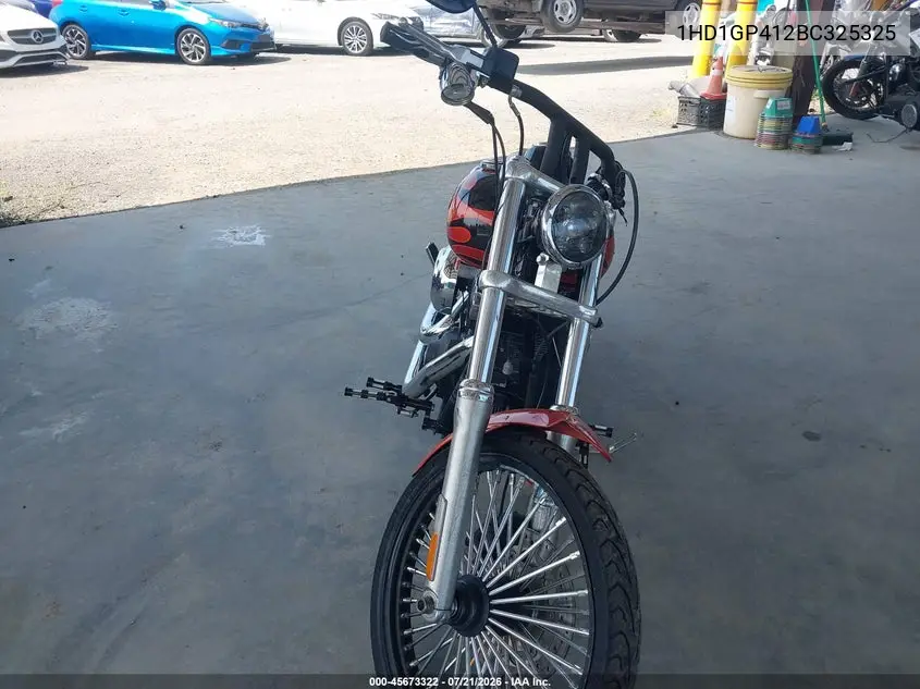 2011 Harley-Davidson Fxdwg VIN: 1HD1GP412BC325325 Lot: 45673322