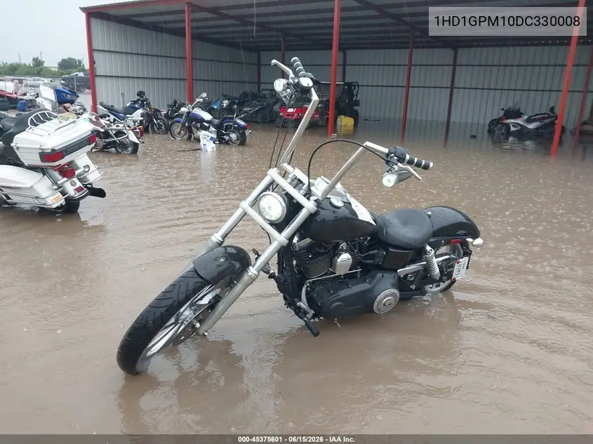 2013 Harley-Davidson Fxdwg Dyna Wide Glide VIN: 1HD1GPM10DC330008 Lot: 45375601