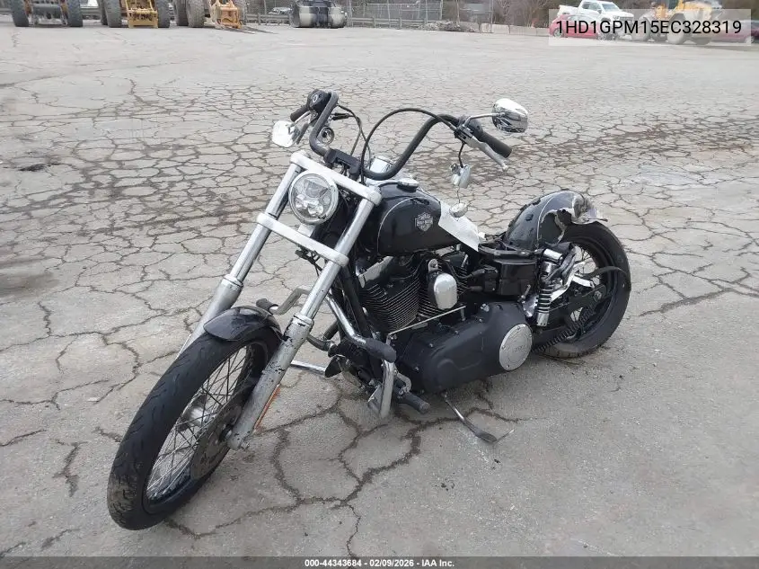 2014 Harley-Davidson Fxdwg Dyna Wide Glide VIN: 1HD1GPM15EC328319 Lot: 44343684