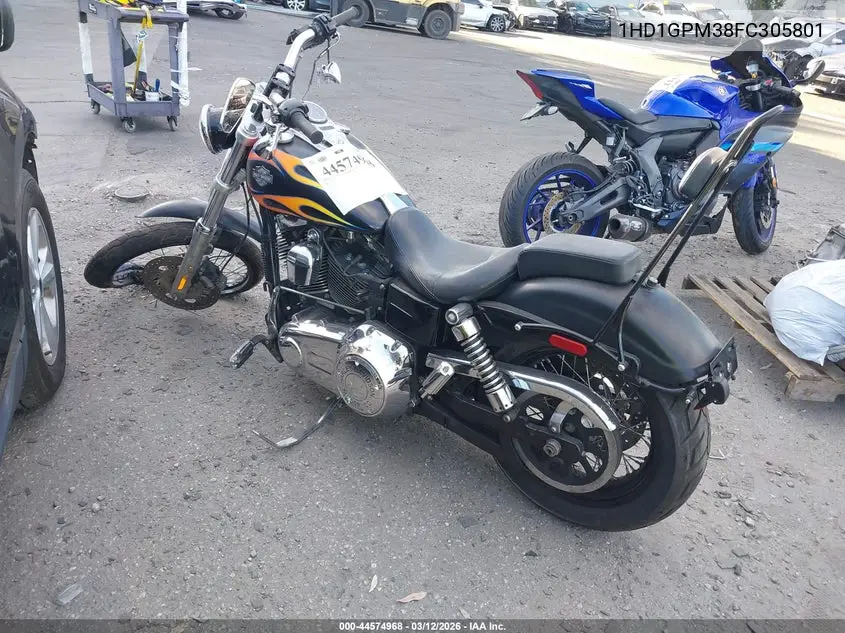 2015 Harley-Davidson Fxdwg Dyna Wide Glide VIN: 1HD1GPM38FC305801 Lot: 44574968