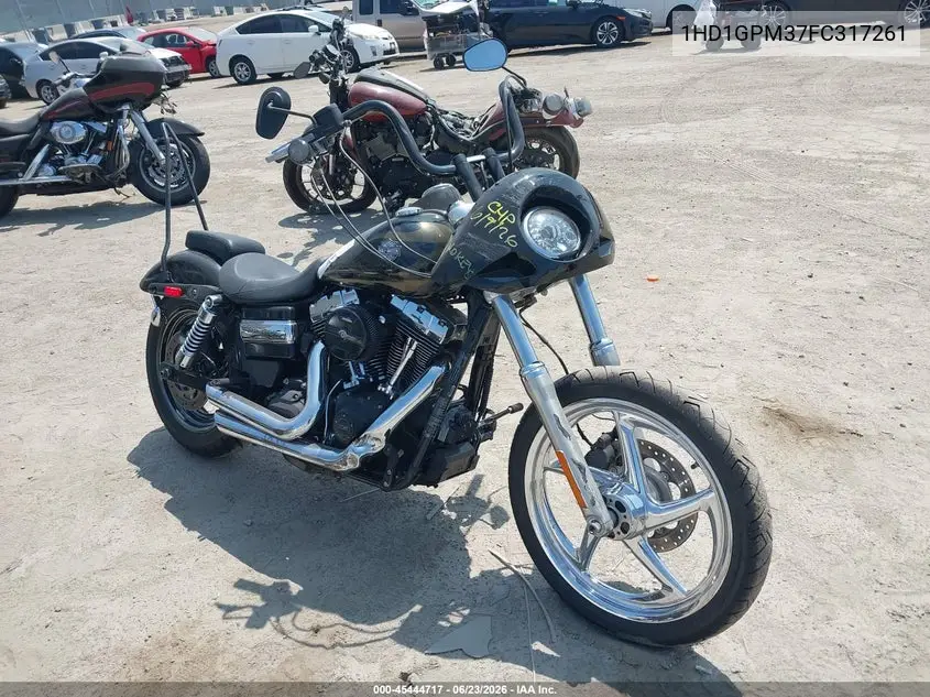 2015 Harley-Davidson Fxdwg Dyna Wide Glide VIN: 1HD1GPM37FC317261 Lot: 45444717
