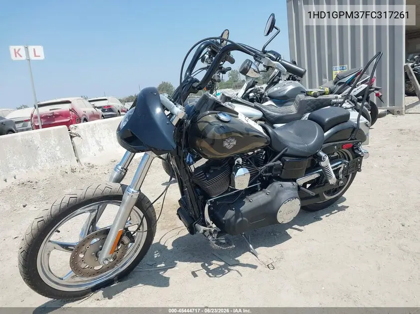 2015 Harley-Davidson Fxdwg Dyna Wide Glide VIN: 1HD1GPM37FC317261 Lot: 45444717