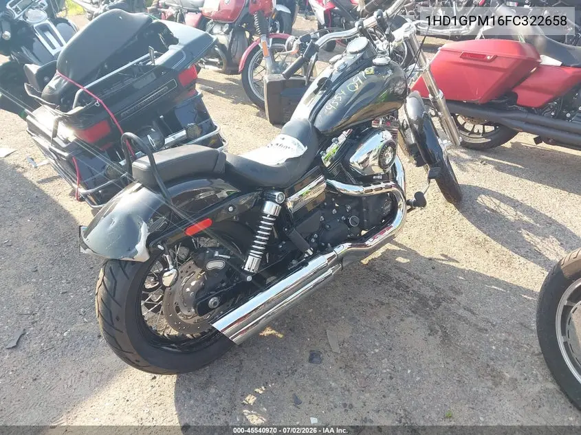 2015 Harley-Davidson Fxdwg Dyna Wide Glide VIN: 1HD1GPM16FC322658 Lot: 45540970