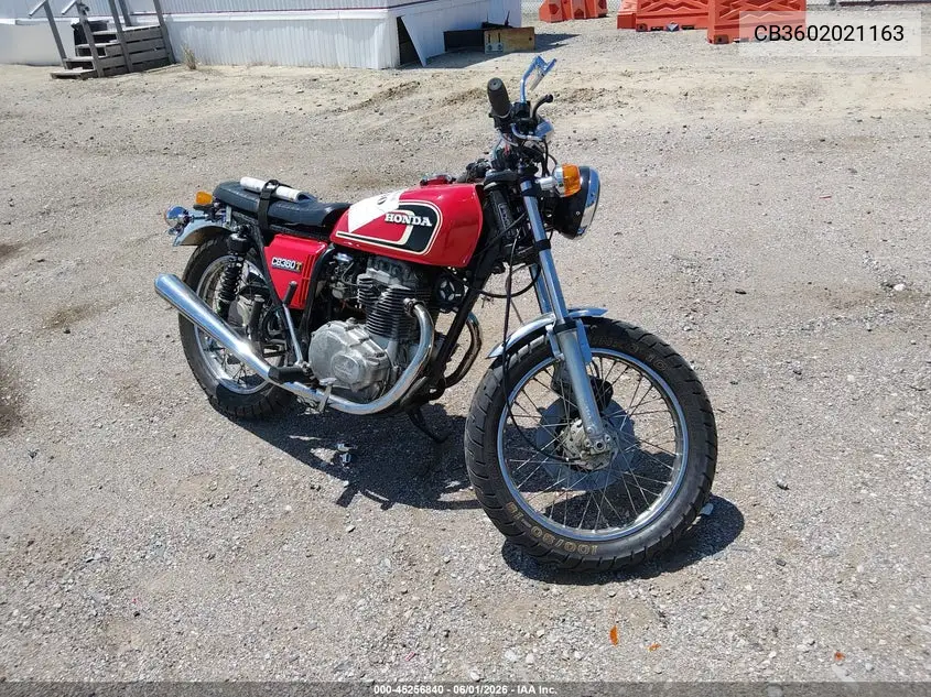 1975 Honda Cb350 VIN: CB3602021163 Lot: 45256840