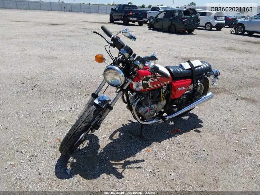 1975 Honda Cb350 VIN: CB3602021163 Lot: 45256840