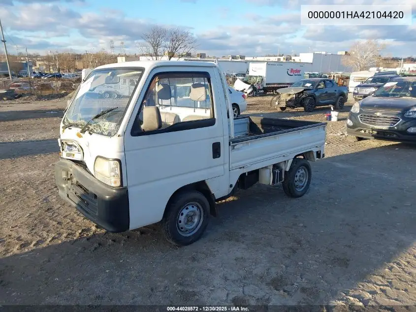 1994 Honda Acty VIN: HA42104420 Lot: 44028572