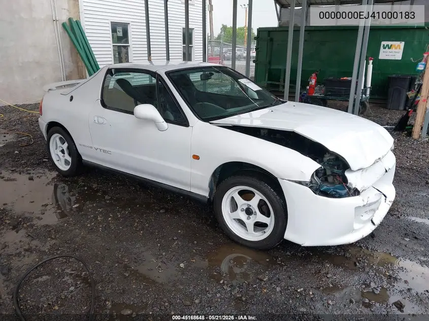 1996 Honda Del Sol VIN: 0000000EJ41000183 Lot: 45168648