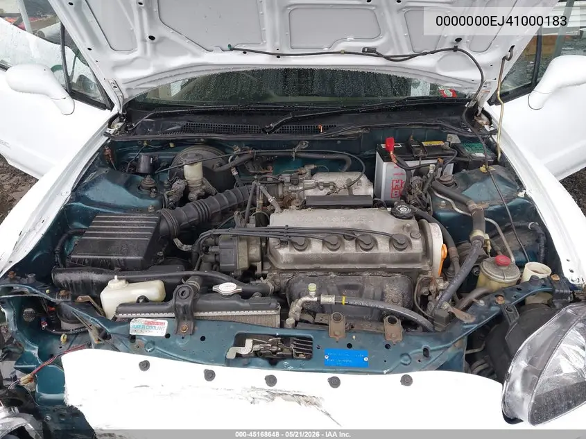 1996 Honda Del Sol VIN: 0000000EJ41000183 Lot: 45168648