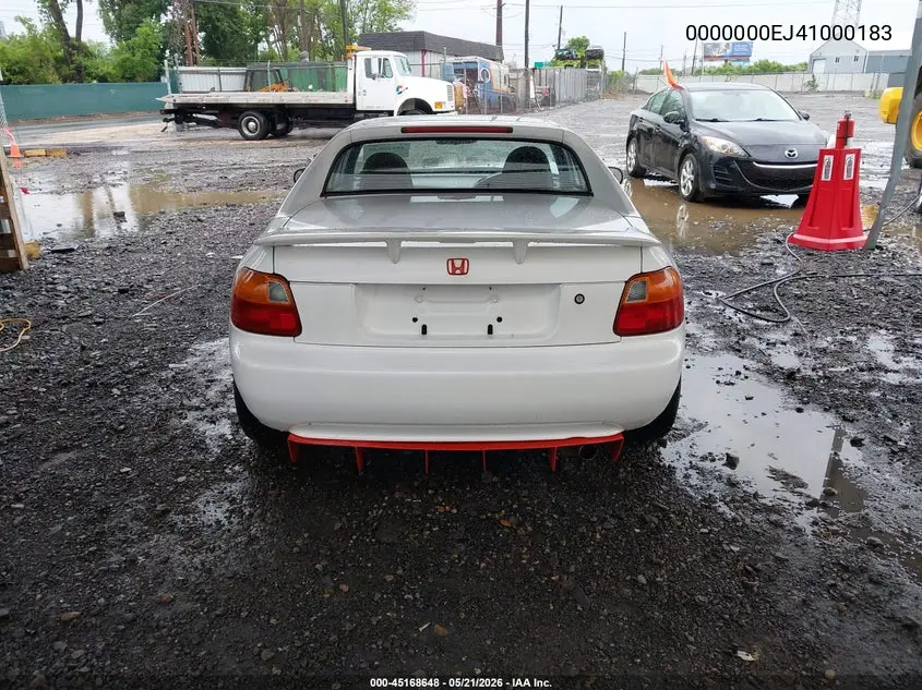 1996 Honda Del Sol VIN: 0000000EJ41000183 Lot: 45168648