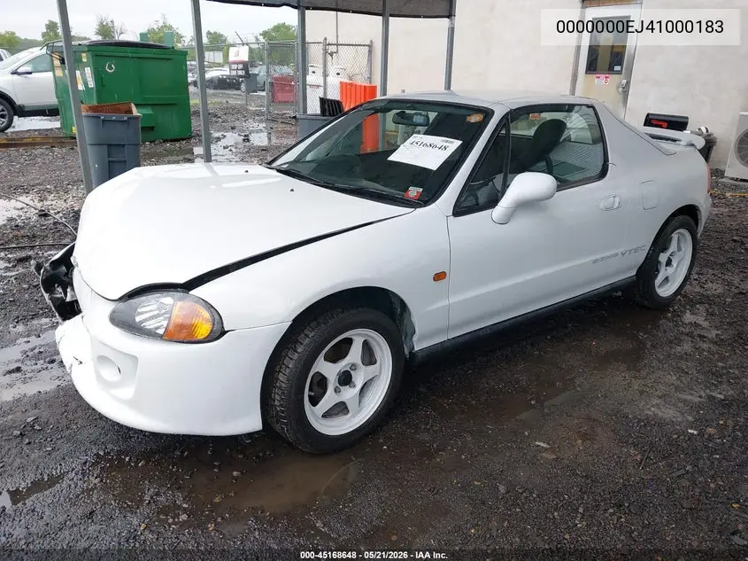 1996 Honda Del Sol VIN: 0000000EJ41000183 Lot: 45168648