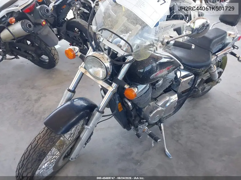 2001 Honda Vt750 Dc VIN: JH2RC44061K501729 Lot: 45469747
