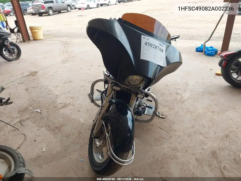 2002 Honda Vtx1800 R VIN: 1HFSC49082A002236 Lot: 45028768