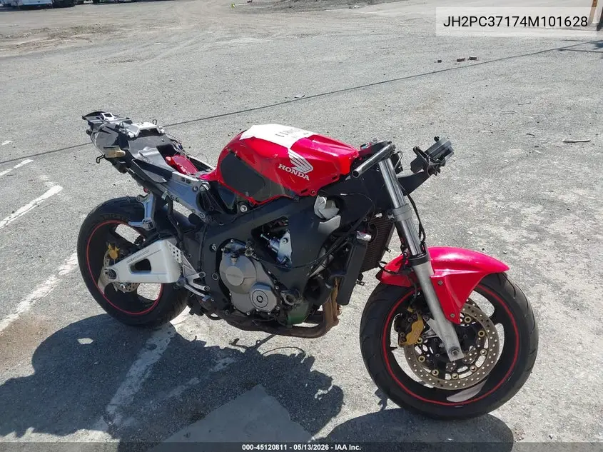 2004 Honda Cbr600 Rr VIN: JH2PC37174M101628 Lot: 45120811