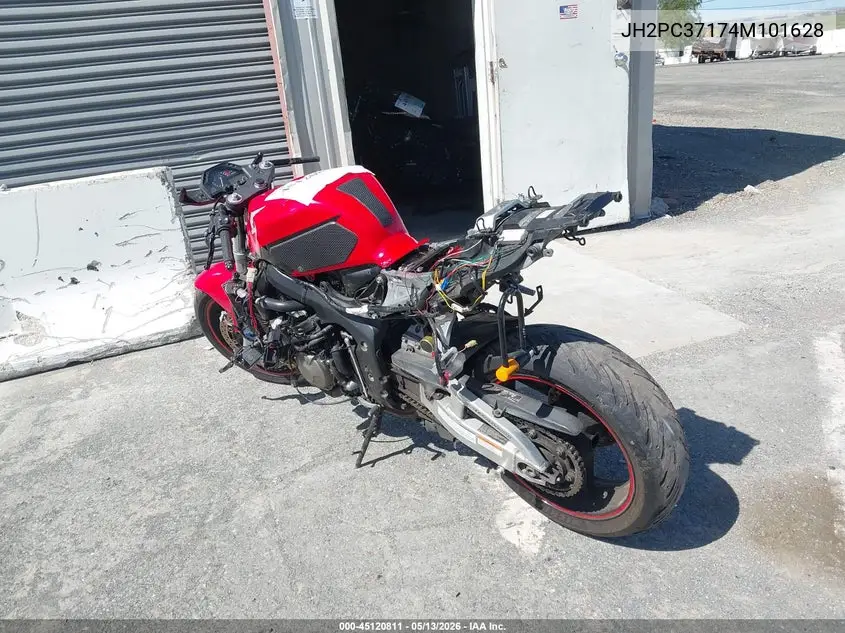 2004 Honda Cbr600 Rr VIN: JH2PC37174M101628 Lot: 45120811