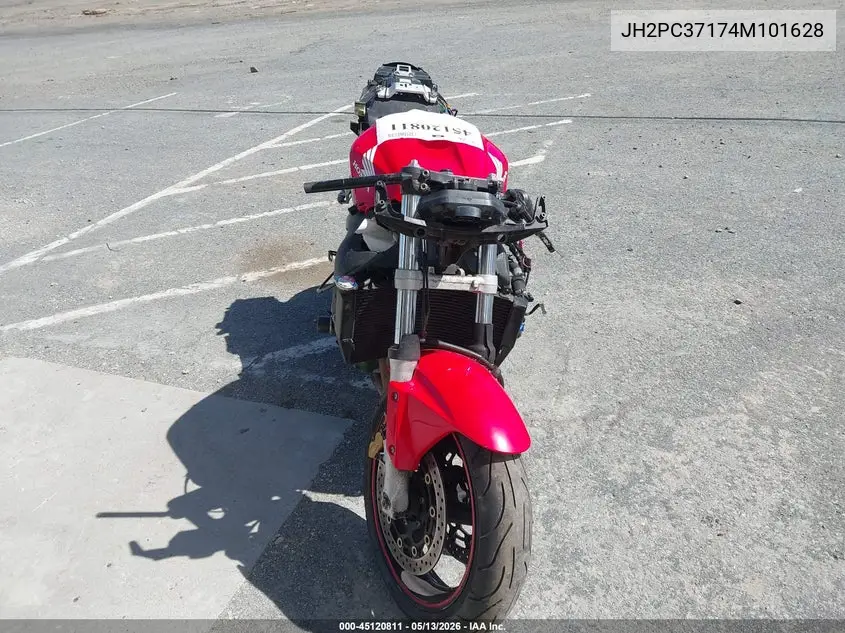 2004 Honda Cbr600 Rr VIN: JH2PC37174M101628 Lot: 45120811