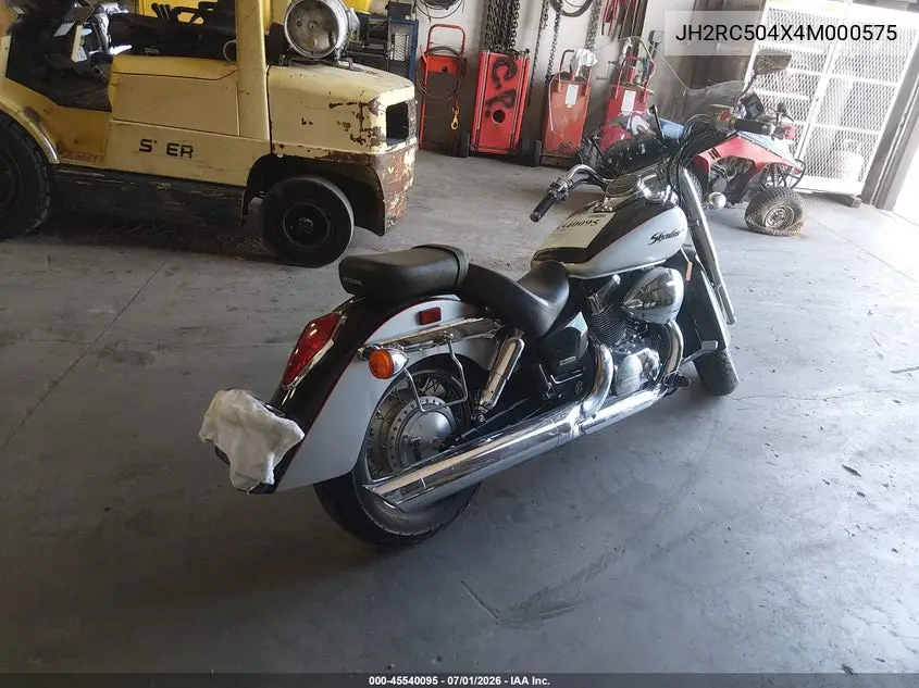 2004 Honda Vt750 Ca VIN: JH2RC504X4M000575 Lot: 45540095