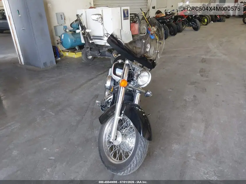 2004 Honda Vt750 Ca VIN: JH2RC504X4M000575 Lot: 45540095