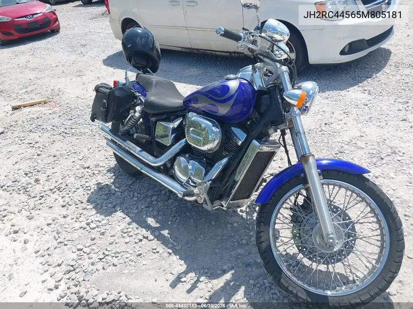 2005 Honda Vt750 Dc VIN: JH2RC44565M805181 Lot: 45438312