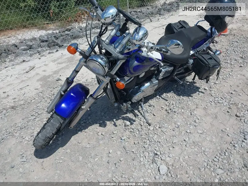2005 Honda Vt750 Dc VIN: JH2RC44565M805181 Lot: 45438312