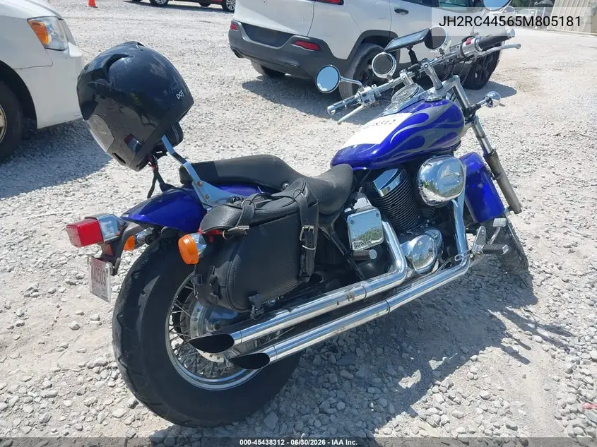 2005 Honda Vt750 Dc VIN: JH2RC44565M805181 Lot: 45438312