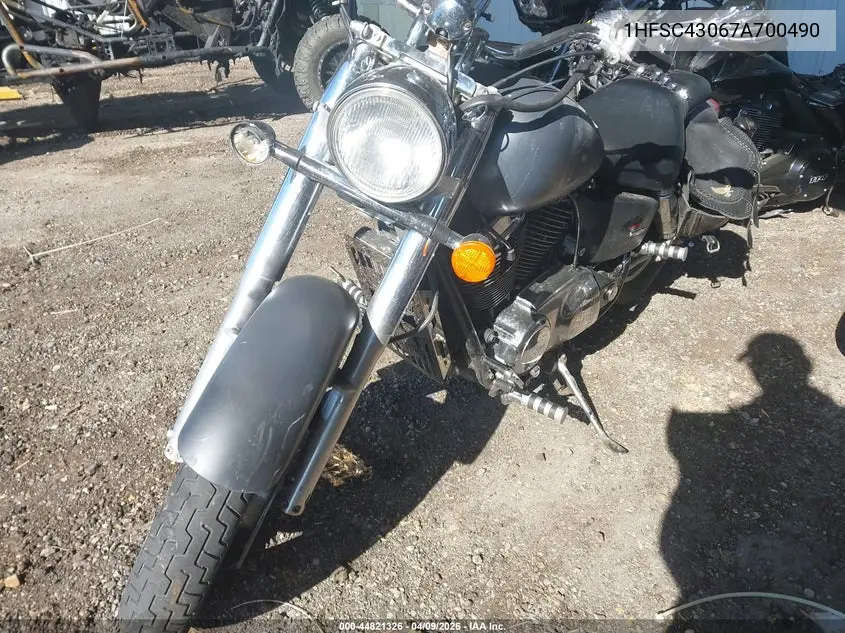 2007 Honda Vt1100 C2 VIN: 1HFSC43067A700490 Lot: 44821326