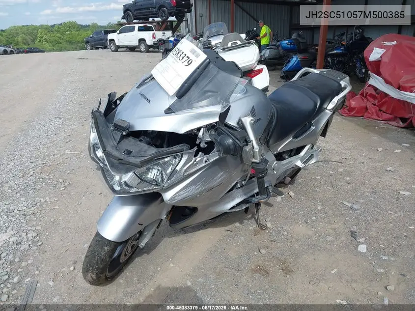 2007 Honda St1300 VIN: JH2SC51057M500385 Lot: 45383379