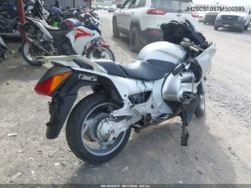 2007 Honda St1300 VIN: JH2SC51057M500385 Lot: 45383379