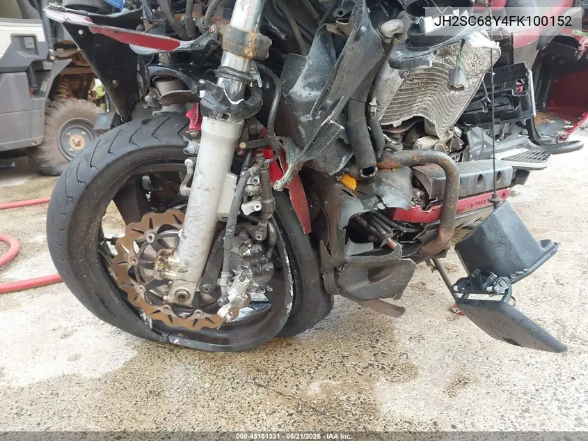 2015 Honda Gl1800 VIN: JH2SC68Y4FK100152 Lot: 45161331