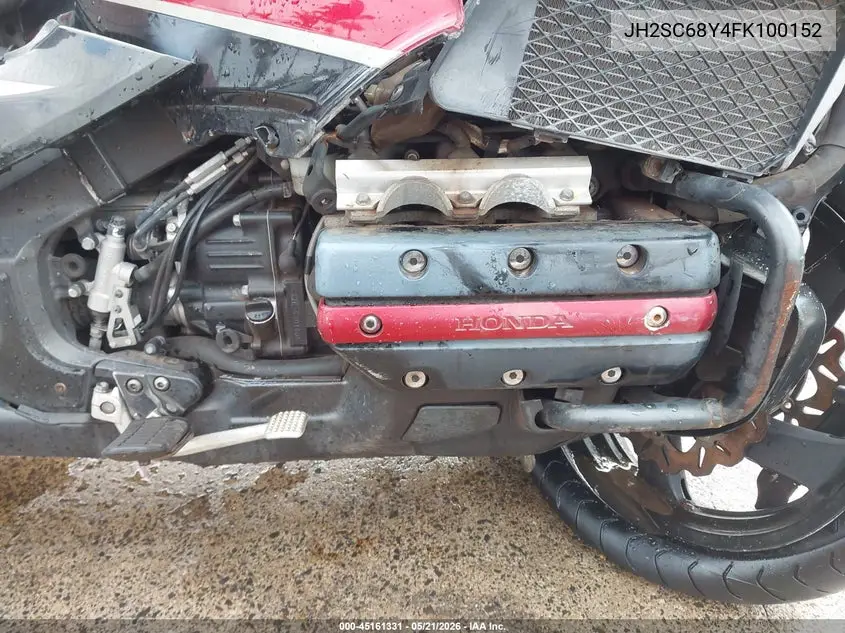 2015 Honda Gl1800 VIN: JH2SC68Y4FK100152 Lot: 45161331