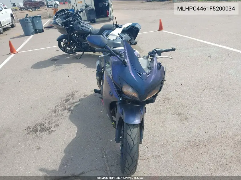 2015 Honda Cbr500 R VIN: MLHPC4461F5200034 Lot: 45370011