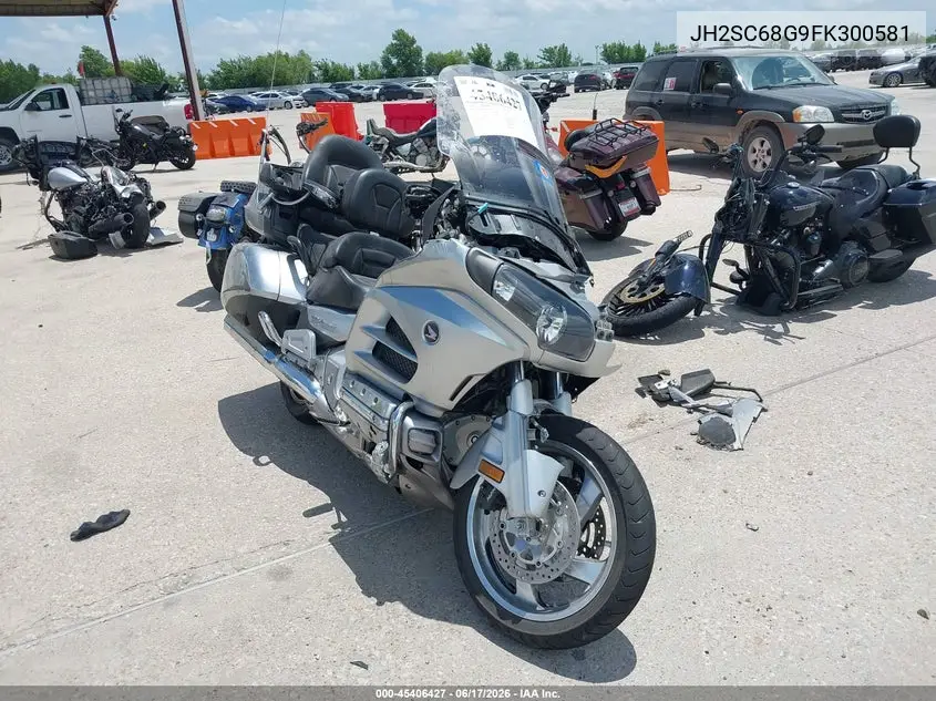 2015 Honda Gl1800 VIN: JH2SC68G9FK300581 Lot: 45406427