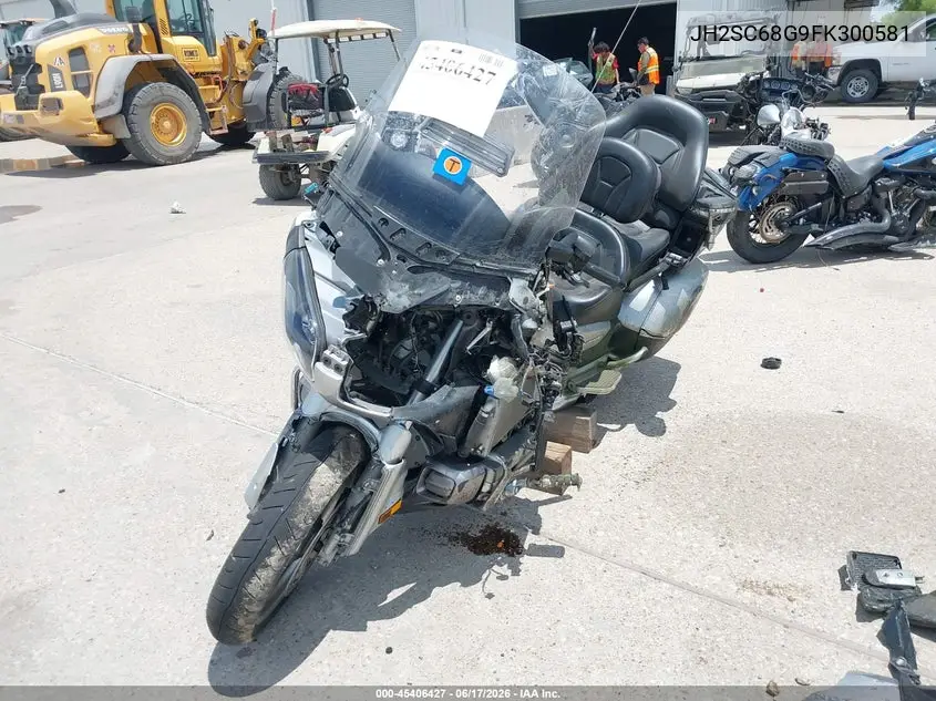 2015 Honda Gl1800 VIN: JH2SC68G9FK300581 Lot: 45406427