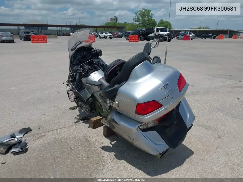2015 Honda Gl1800 VIN: JH2SC68G9FK300581 Lot: 45406427