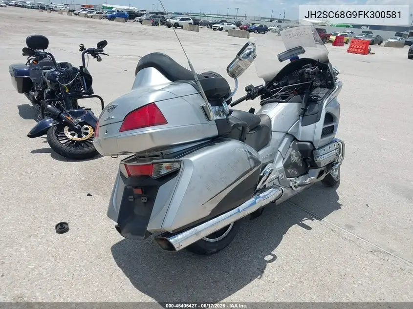 2015 Honda Gl1800 VIN: JH2SC68G9FK300581 Lot: 45406427