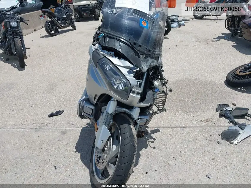 2015 Honda Gl1800 VIN: JH2SC68G9FK300581 Lot: 45406427