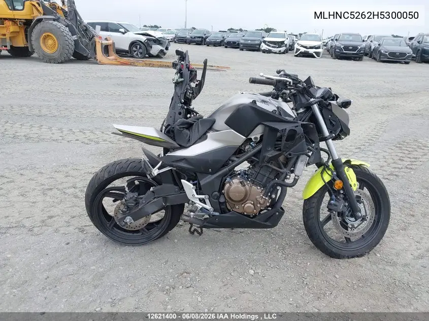 2017 Honda Cb300 Fa VIN: MLHNC5262H5300050 Lot: 12621400