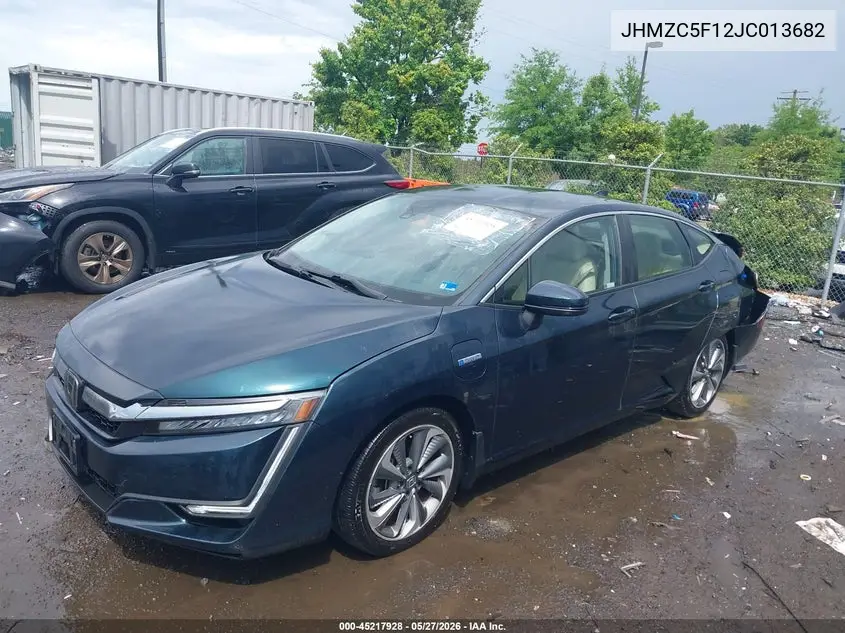 2018 Honda Clarity Plug-In Hybrid VIN: JHMZC5F12JC013682 Lot: 45217928