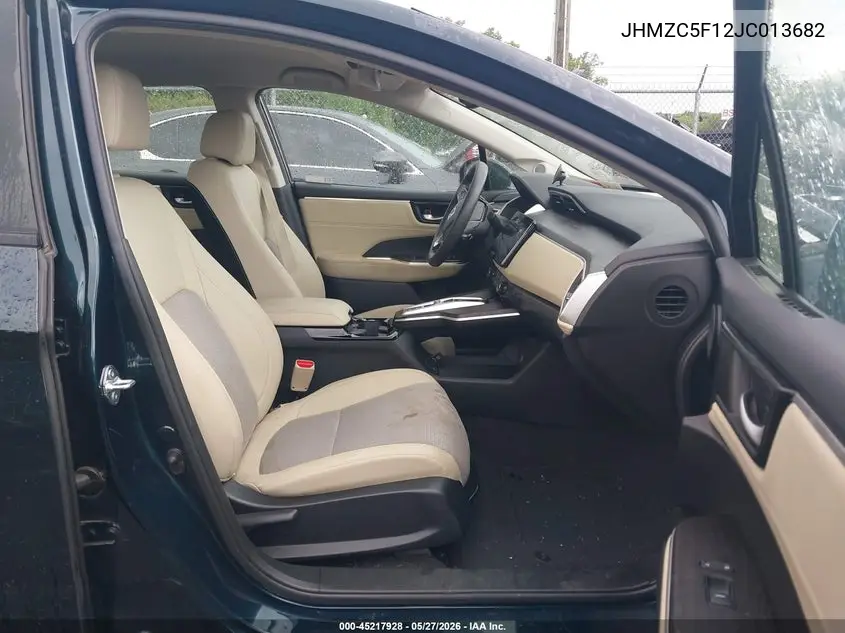 2018 Honda Clarity Plug-In Hybrid VIN: JHMZC5F12JC013682 Lot: 45217928