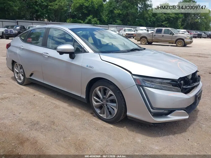 2018 Honda Clarity Plug-In Hybrid Touring VIN: JHMZC5F34JC009747 Lot: 45363966