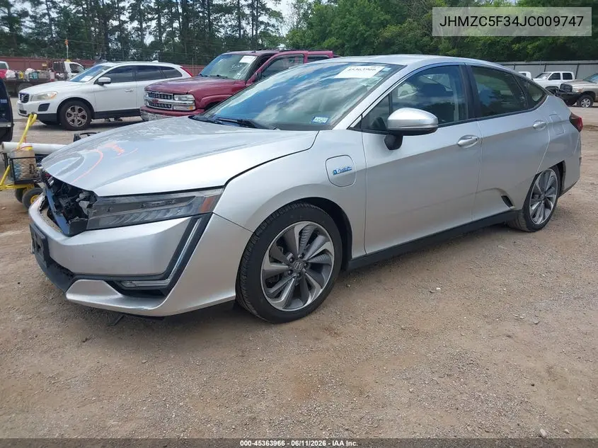 2018 Honda Clarity Plug-In Hybrid Touring VIN: JHMZC5F34JC009747 Lot: 45363966