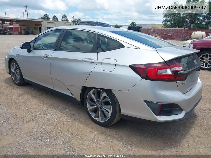 2018 Honda Clarity Plug-In Hybrid Touring VIN: JHMZC5F34JC009747 Lot: 45363966