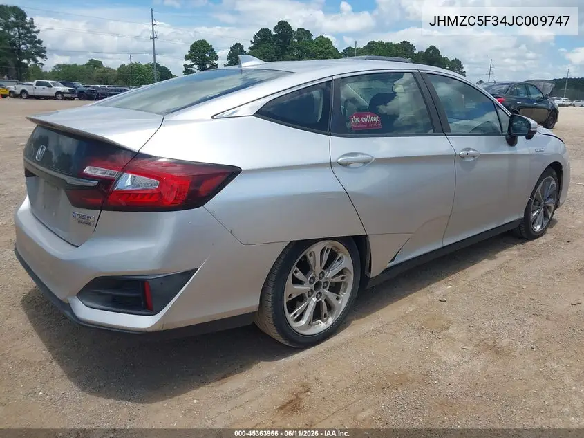 2018 Honda Clarity Plug-In Hybrid Touring VIN: JHMZC5F34JC009747 Lot: 45363966