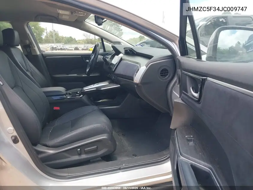 2018 Honda Clarity Plug-In Hybrid Touring VIN: JHMZC5F34JC009747 Lot: 45363966