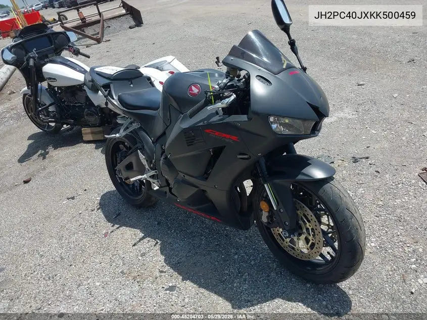 2019 Honda Cbr600 Rr VIN: JH2PC40JXKK500459 Lot: 45204703