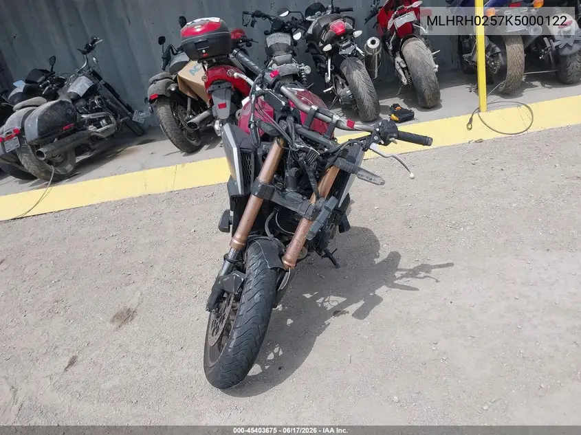 2019 Honda Cb650 Ra VIN: MLHRH0257K5000122 Lot: 45403675